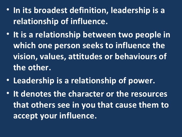 what is your definition of leadership The best way to define leadership is difficult look up “leadership definition” in a google search and in 44 sec you get 269,000,000 results despite this massive number, i don’t actually think that the definition is the issueit is the action of leadership that is the hardest part inherently, defining leadership means understanding yourself from an. what is your definition of leadership The best way to define leadership is difficult look up “leadership definition” in a google search and in 44 sec you get 269,000,000 results despite this massive number, i don’t actually think that the definition is the issueit is the action of leadership that is the hardest part inherently, defining leadership means understanding yourself from an.
